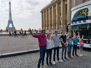 Famille Crespel - Départ Paris